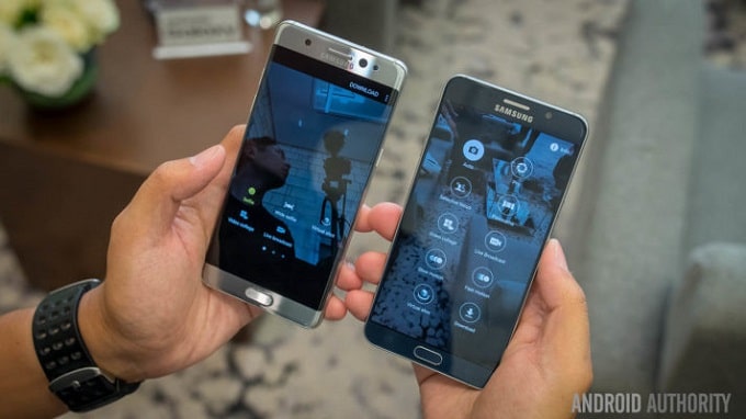 Galaxy Note 7 các ứng dụng đều được gộp nhất