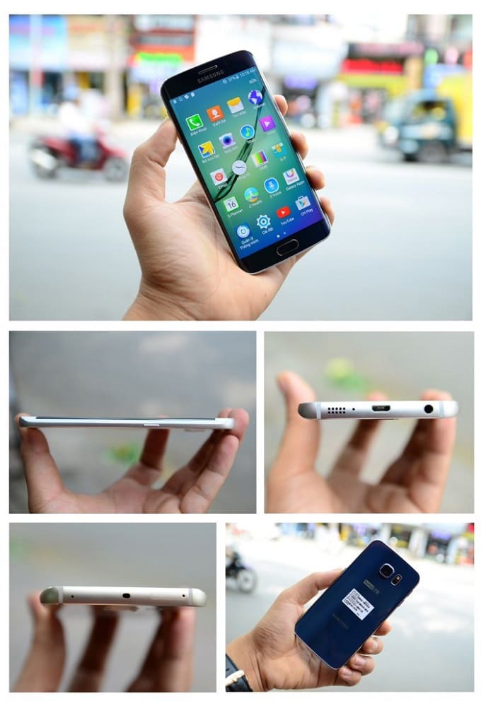 Các góc & cạch của Samsung Galaxy S6 Edge
