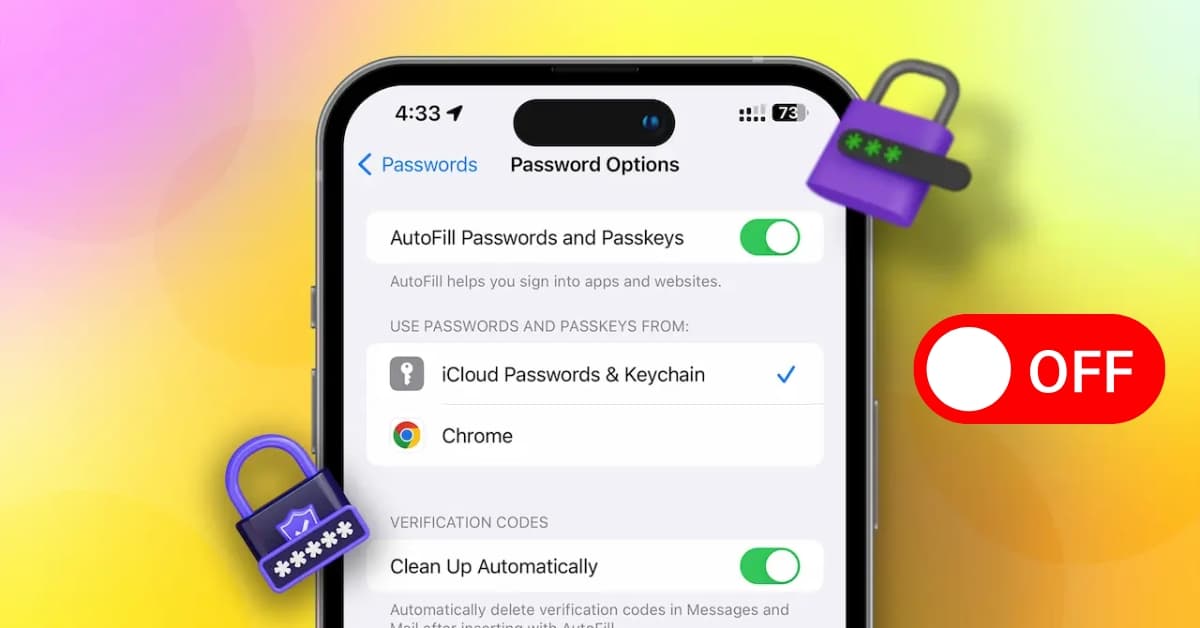 Hướng dẫn cách tắt gợi ý mật khẩu trên iPhone nhanh chóng, đơn giản