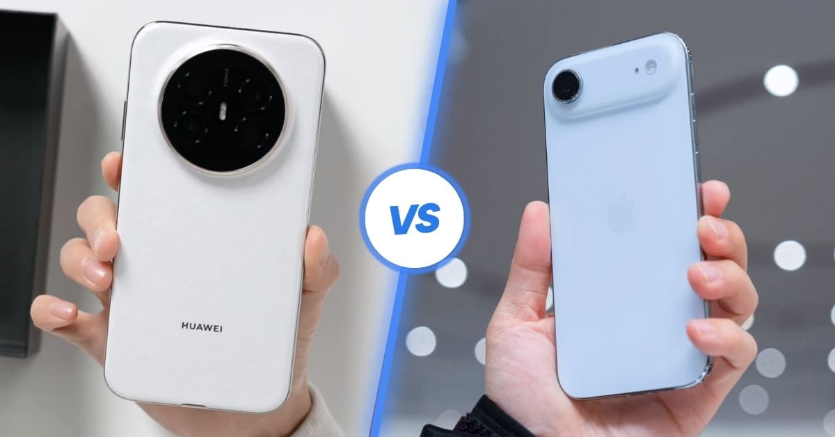 So sánh Huawei Mate 70 Air và iPhone Air: Flagship mỏng nhẹ nào tốt hơn?