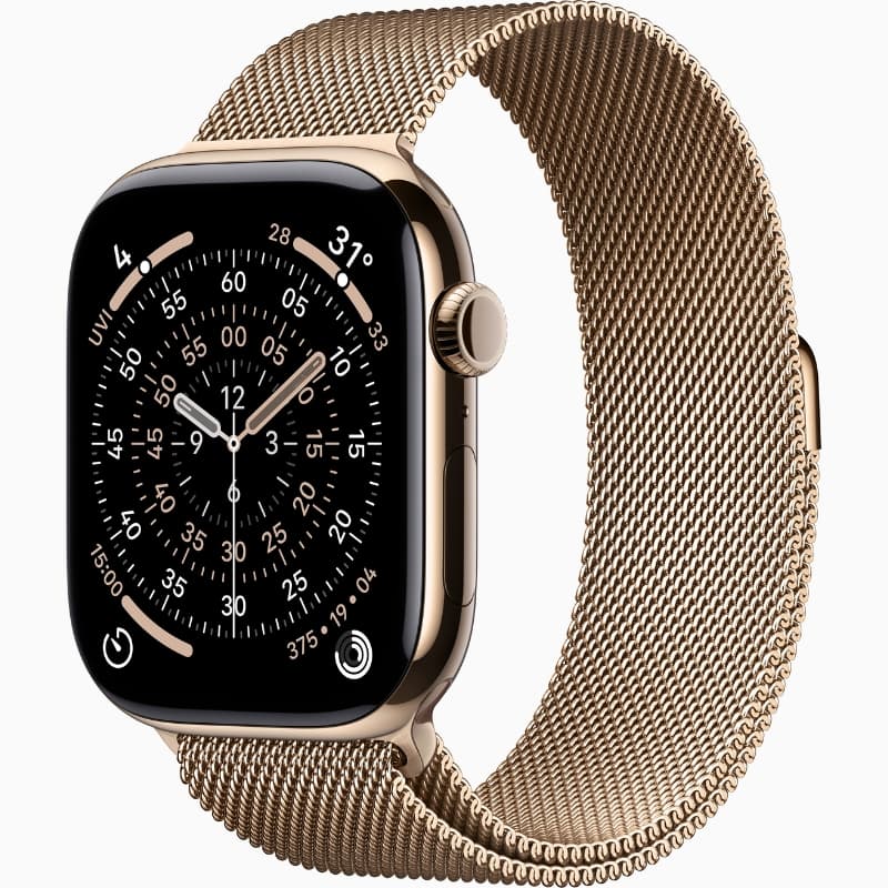 Apple Watch Series 11 46mm (GPS + Cellular) Viền Titan dây Milan - Chính hãng (VN/A) Apple Watch Series 11 46mm (GPS + Cellular) Viền Titan dây Milan - Chính hãng (VN/A)