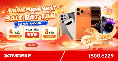Duy nhất 18/06: Mừng sinh nhật 437 Quang Trung - Giảm thêm 300K, thu cũ đến 4 triệu đồng