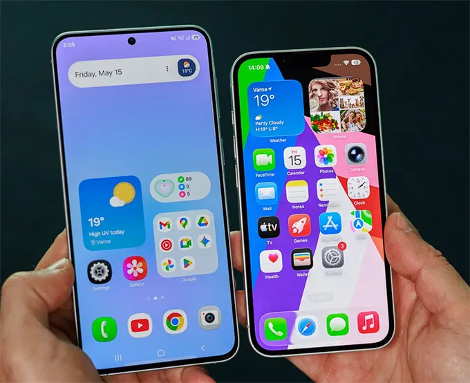 Màn hình là điểm khác biệt nổi bật nhất giữa Galaxy A57 và iPhone 17e