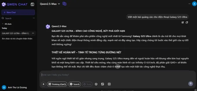 Hướng dẫn cách sử dụng Qwen AI