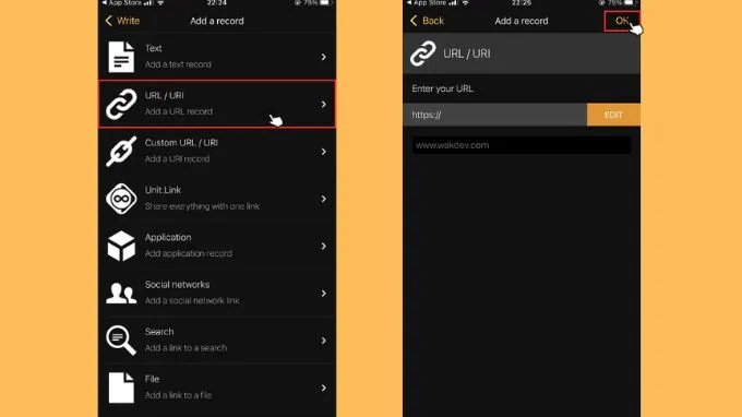 Cài đặt ứng dụng NFC Tools để sử dụng tính năng