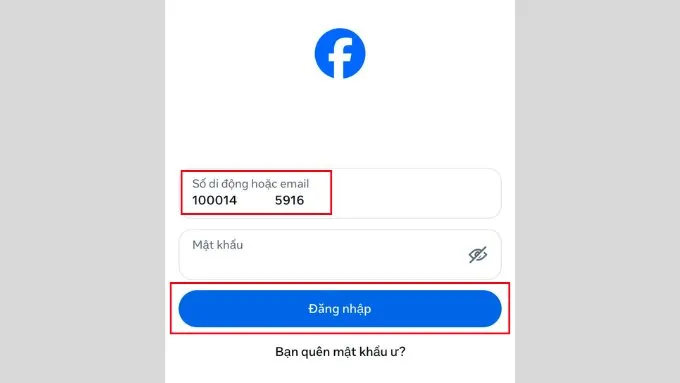 Hướng dẫn chi tiết đăng nhập Facebook không cần số điện thoại và Email