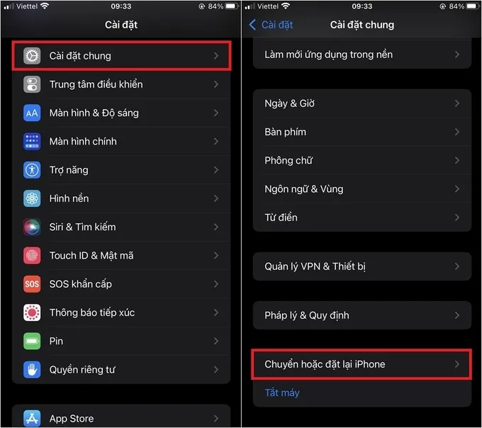 Khôi phục thiết bị là cách kiểm tra trực tiếp và chính xác