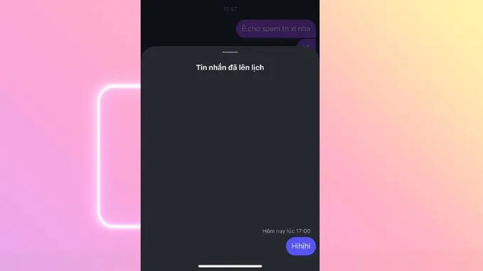 Mở lại tin nhắn đã được hẹn lịch trên Instagram