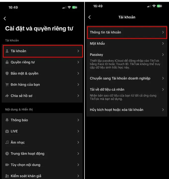 Cách xác minh số điện thoại cho tài khoản TikTok