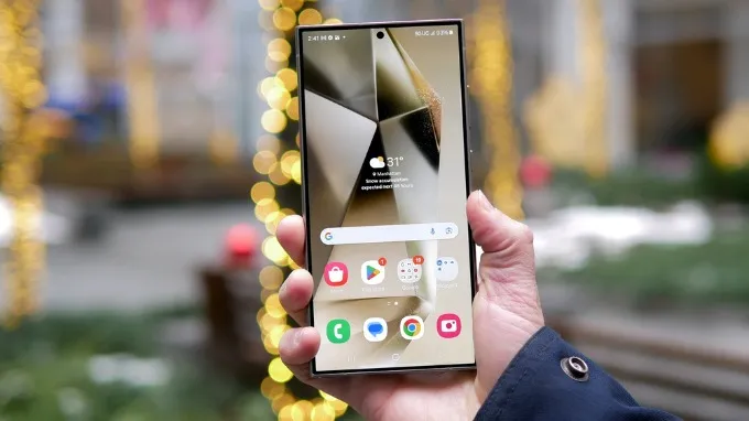 Màn hình của điện thoại Samsung