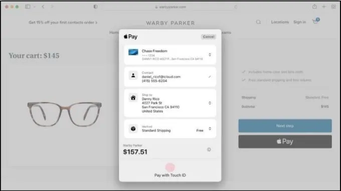 Cách thêm thẻ Apple Pay trên iMac hoặc MacBook