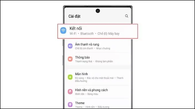 Cách chia sẻ mật mã Wifi trên Samsung