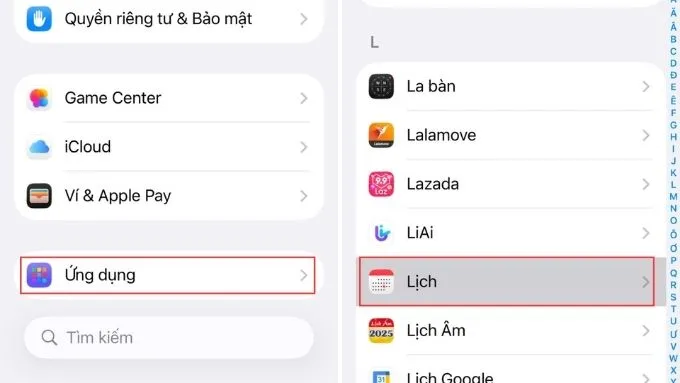 Hướng dẫn bật lịch âm trên iOS 26 cho iPhone