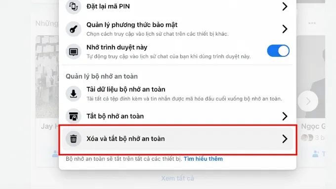 Cách tắt mã hóa đầu cuối Messenger trên PC, máy tính