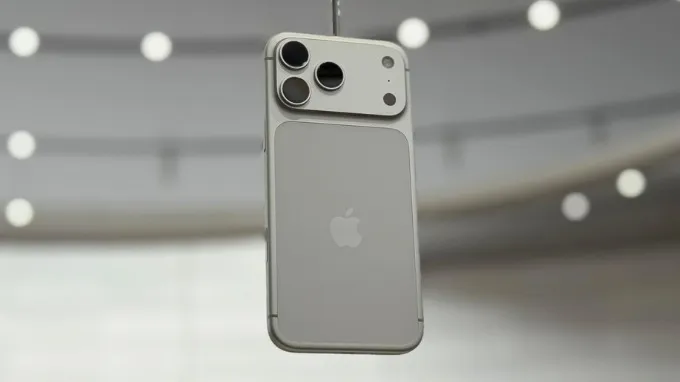Mặt sau của iphone 17 pro max