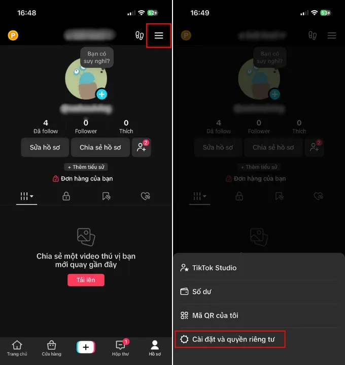 Cách xác minh số điện thoại cho tài khoản TikTok