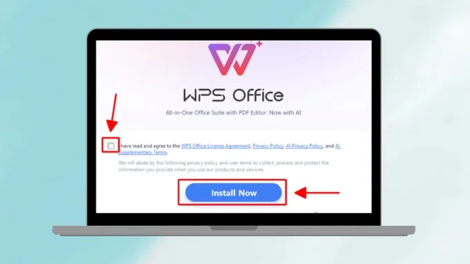 Cách cài đặt WPS Office cho máy tính