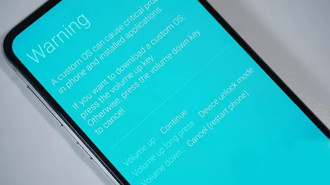 Kiểm tra Galaxy S25 chính hãng bằng Download Mode