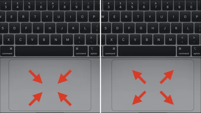 Mở Launchpad bằng Trackpad