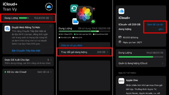 Cách mua thêm dung lượng iCloud trên iPhone/iPad