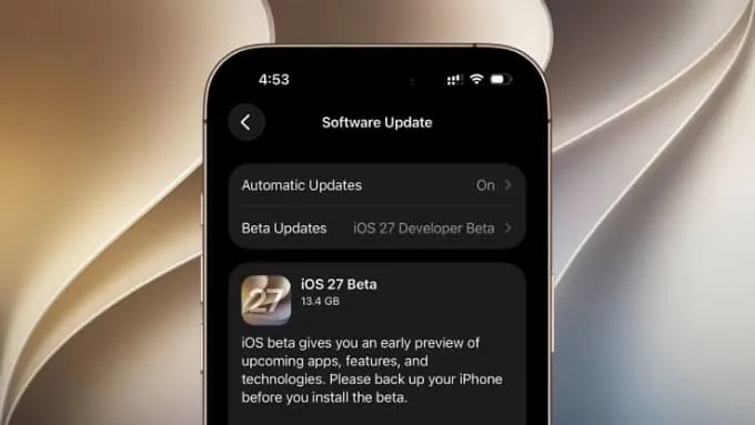 Có nên nâng cấp lên iOS 27 Public Beta