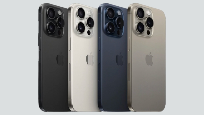 4 màu Titan hoàn toàn mới trên iPhone 15 Pro và iPhone 15 Pro Max