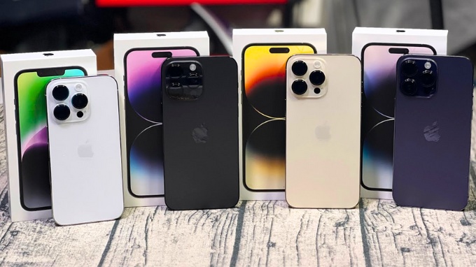 4 phiên bản màu sang trọng trên iPhone 14 Pro cao cấp