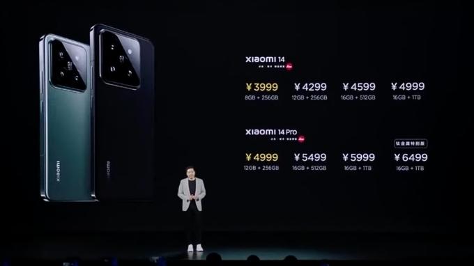 Giá bán Xiaomi 14 Series khi ra mắt tại Trung Quốc