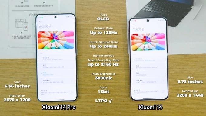 Xiaomi 14 Series có hai kích thước màn hình