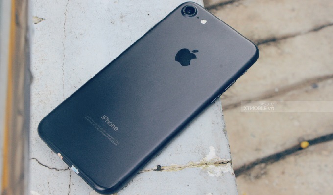 iPhone 7 màu đen nhám rất được ưa thích