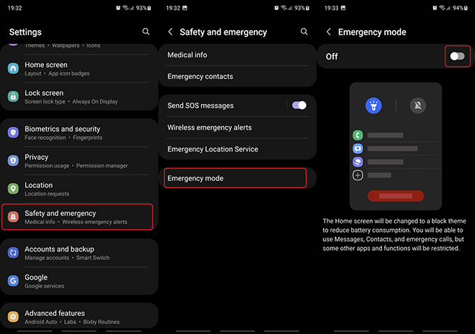 Samsung đã cập nhật tính 6 năng bảo vệ và cảnh báo để được hỗ trợ khách hàng