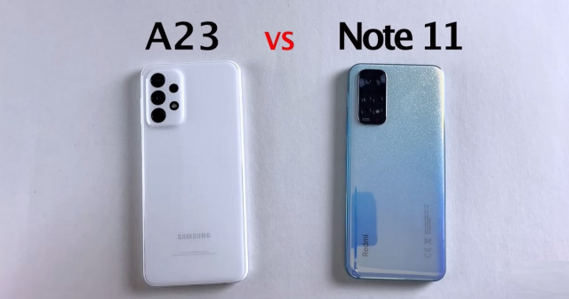 So sánh Samsung Galaxy A23 4G vs Redmi Note 11: Ai chiến thắng?