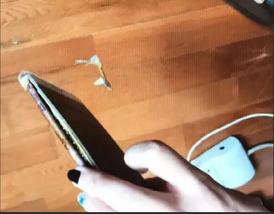 iPhone 7 Plus phát nổ sau khi rơi xuống đất - VnExpress Số hóa