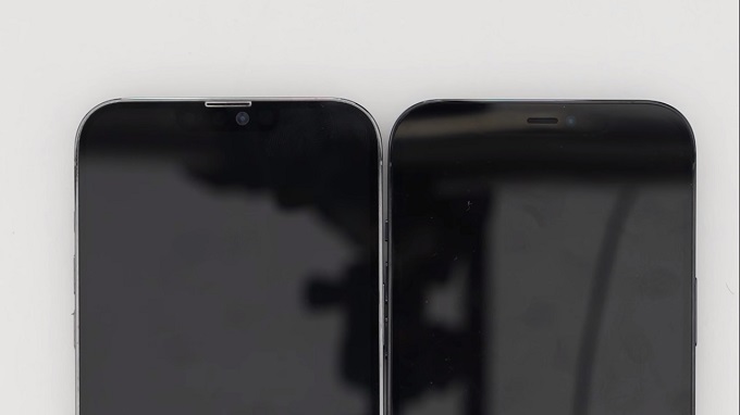  vị trí khuyết của iPhone 13 Pro Max nhỏ hơn khoảng 8.31mm so với iPhone 12 Pro Max