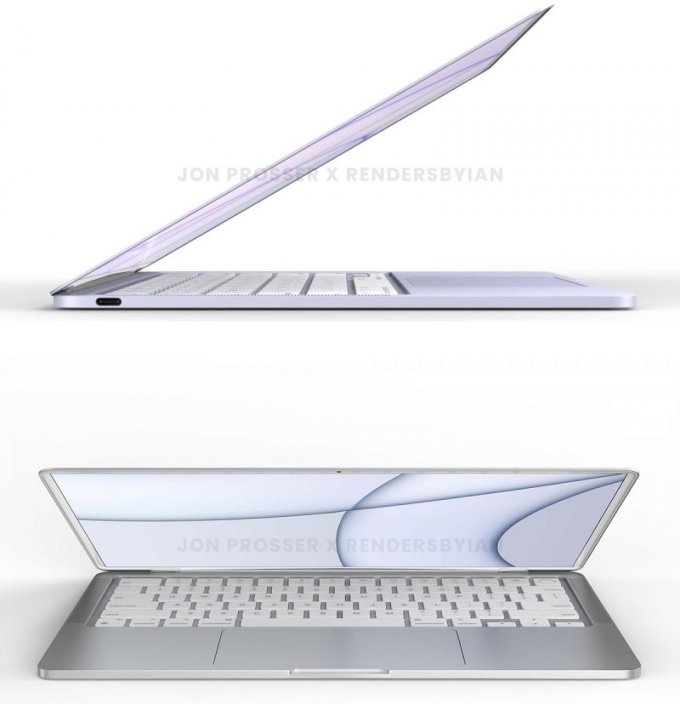 Màn hình mỏng của MacBook Air mới