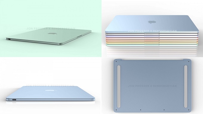 Hình ảnh thế hệ Macbook Air mới