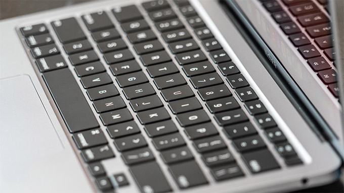Macbook Air M1 2020 được tích hợp bàn phím Magic Keyboard