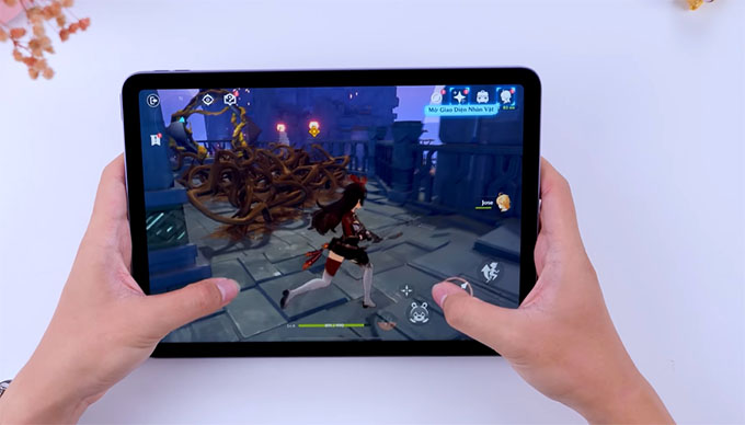 iPad Air 5 256GB với chip xử lý M1 đáp ứng tốt trải nghiệm chơi game