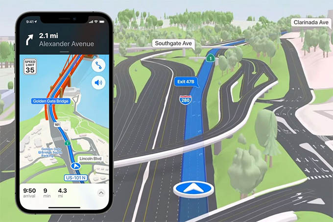 Tính năng Google Maps trên iOS 15 được cải thiện