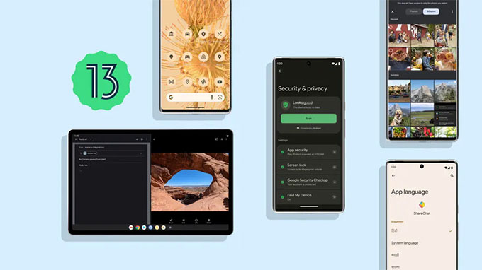 Android 13 của Google bổ sung nhiều tính năng mới cho điện thoại