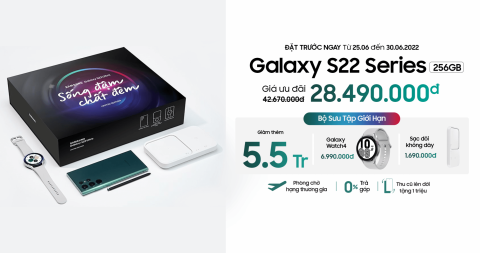 Đặt trước bộ siêu phẩm Galaxy S22 Ultra bản giới hạn, nhận ưu đãi khủng