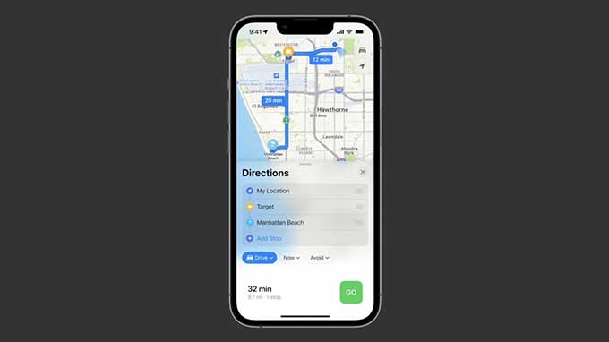2 tính năng mới của Apple Maps sẽ có trên iOS 16 sắp được công bố