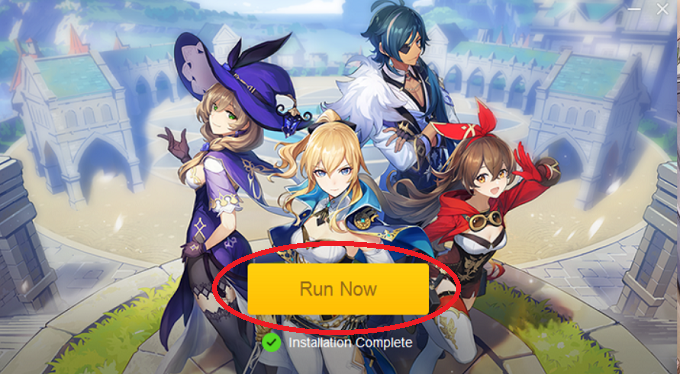 Sau khi hoàn thành cài đặt thì hãy bấm “Run Now” để vào game