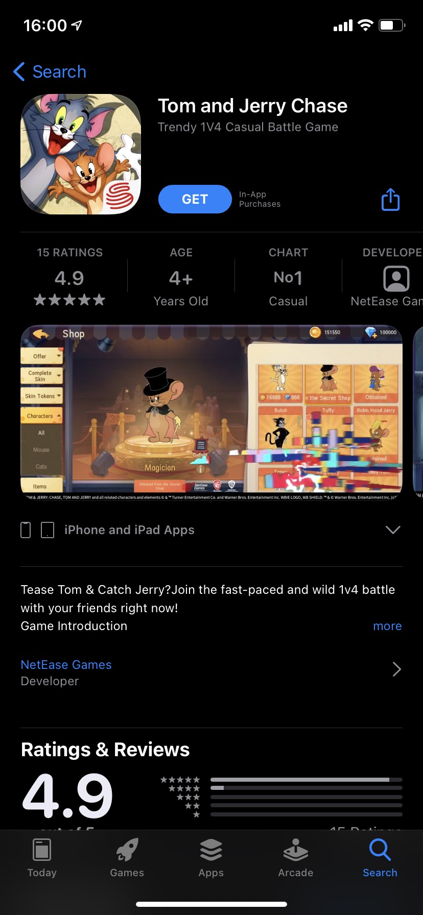 Hướng dẫn tải game Tom and Jerry: Chase trên iOS
