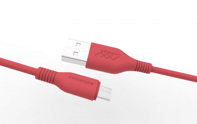 cáp sạc Innostyle Jazzy USB-A to Micro 1.2m có thiết kế đơn giản, tiện lợi