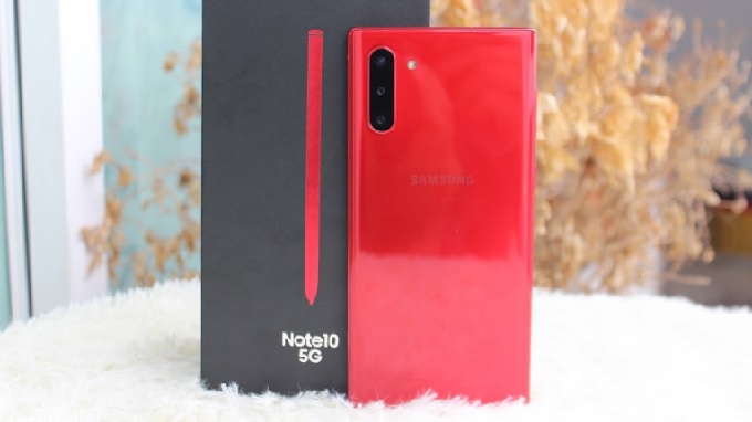 Galaxy Note 10 5G màu đỏ sẽ làm bạn hài lòng