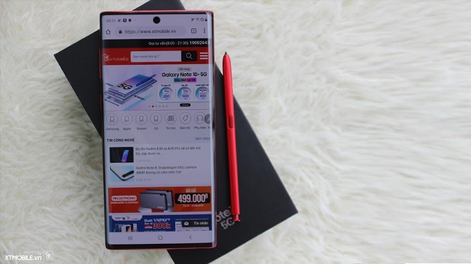 Bút S Pen đem đến nhiều khả năng cho Galaxy Note 10 5G