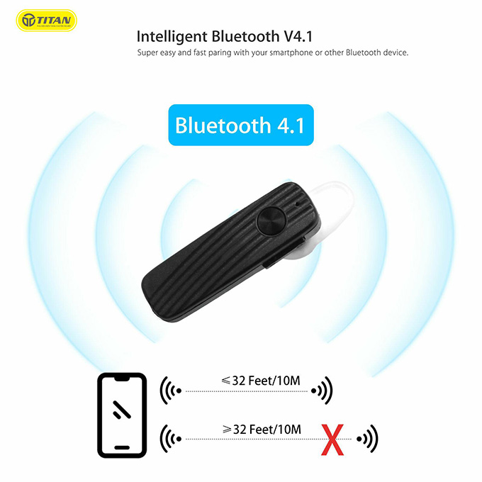 Tai nghe Titan TB04 kết nối Bluetooth 4.1
