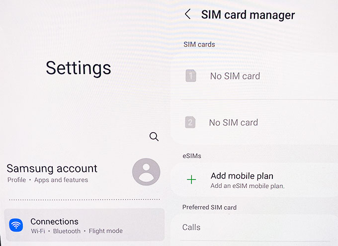 Thông tin về SIM và khe thẻ nhớ trên Galaxy Z Fold 4 và Galaxy Z Flip 5