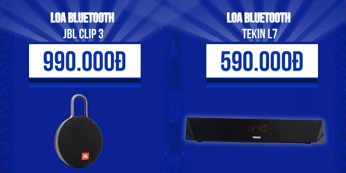 Loa Bluetooth giảm đến 54%